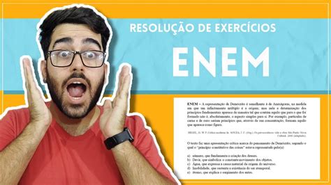 EXERCÍCIO DE QUÍMICA DO ENEM VOCÊ CONSEGUE RESPONDER ESTE EXERCÍCIO DE