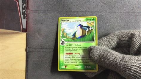 Snorlax Holo Pokemon Ex Dragon Frontiers Youtube