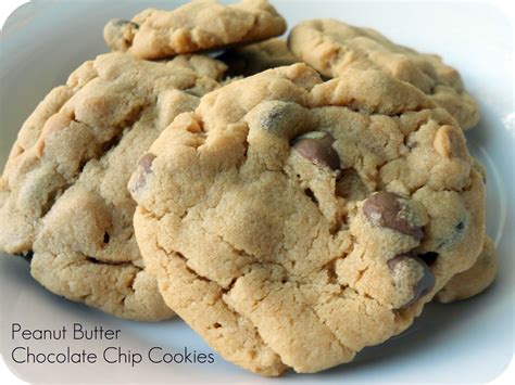 Classic Peanut Butter Chocolate Chip Cookies Recipesix Sisters Stuff