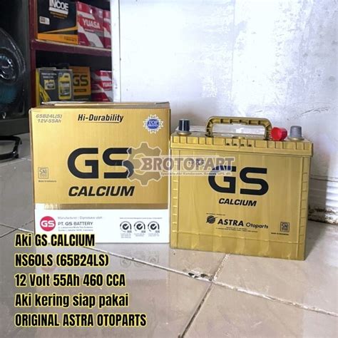 Jual Aki Honda HRV New Accord CRV New Civic GS ASTRA CALCIUM NS60LS