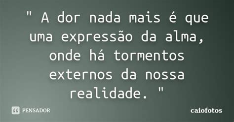 A Dor Nada Mais é Que Uma Caiofotos Pensador