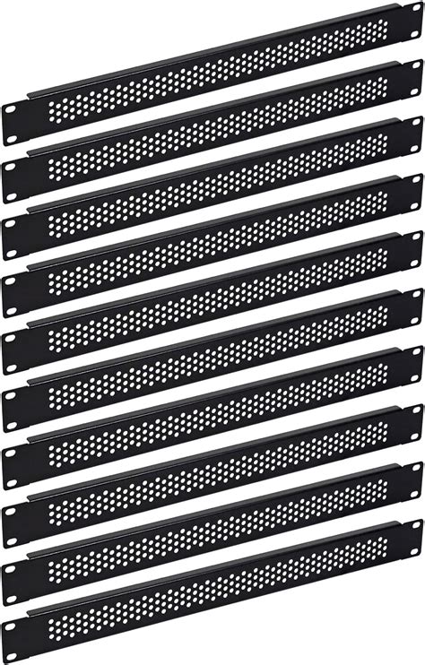 Aeons 1u Blank Panel Rack Mount Vented Filler Perforated