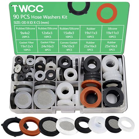 Mua Pcs Flat Rubber Washer Silicone Gasket Kit For