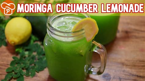 How To Make Moringa Cucumber Lemonade Detox Juice Pinoy Easy Recipes Youtube