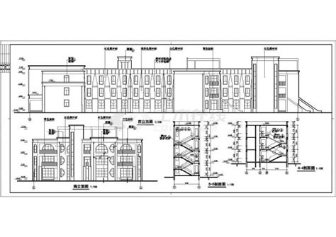 经典幼儿园设计cad全套建筑施工图（含设计说明）幼儿园土木在线