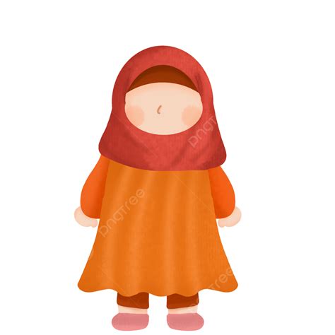 Chibi Clipart Transparent Background Anak Muslim Chibi Anak Muslim