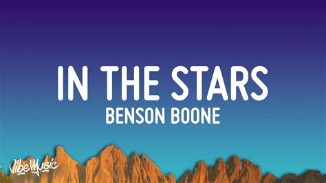 Benson Boone In The Stars Lyrics YouTube