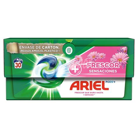 Ariel Fresh Sensations detergente máquina líquido All in 1 Pods ápsulas