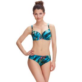 Plavky spodní díl FANTASIE SWIM SEYCHELLES MID RISE GATHERED BIKINI