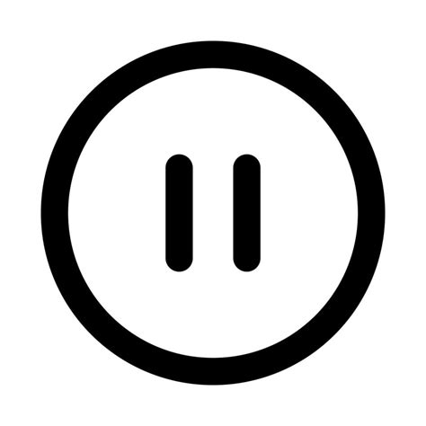 pause vector art icons  graphics