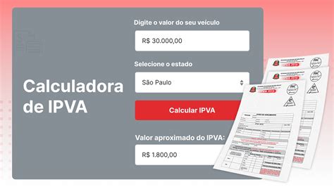 Calculadora De IPVA Descubra O Valor Do Seu IPVA