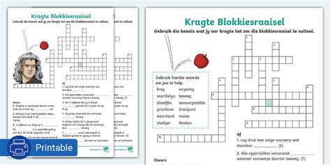 Kragte Blokkiesraaisel Aktiwiteit Teacher Made Twinkl