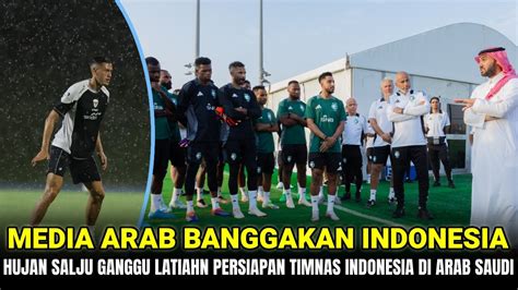 STY BLAK BLAKAN Hujan Salju Ganggu Latihan Persiapan Timnas