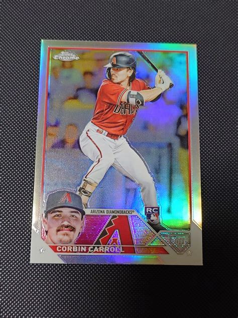 2023 Topps Chrome Baseball Prism Refractors 95 Corbin Carroll Arizona