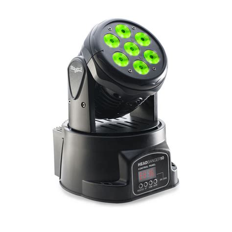 Stagg LED Headbanger Moving Head Light With 7 X 10W RGBW 4in1 LED