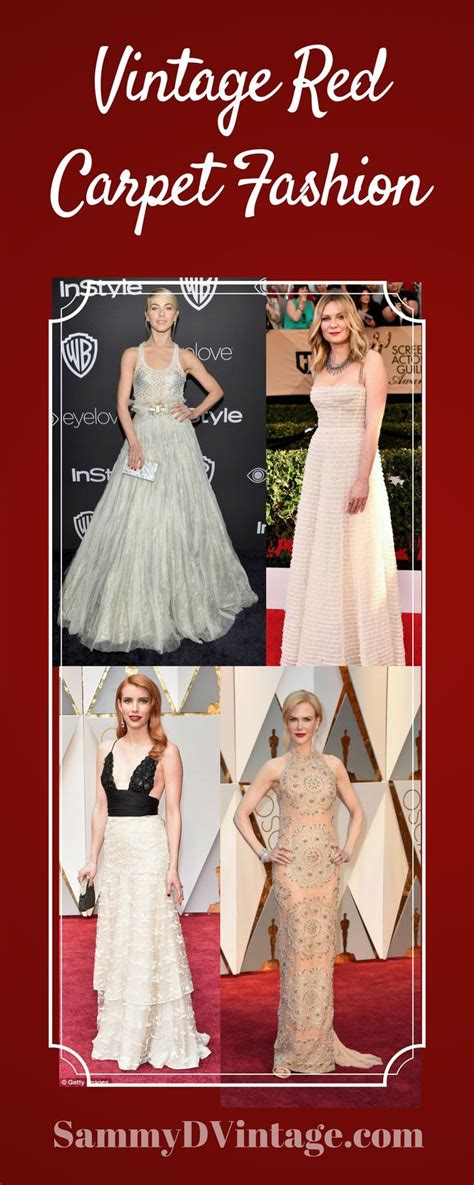 Vintage Red Carpet Fashion Celebrity Vintage Fashion Style That Wows