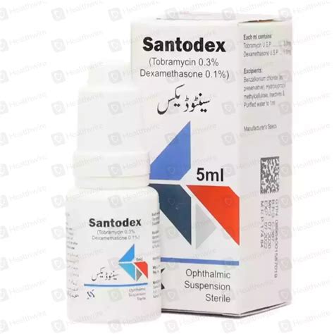 Santodex 0301 35g Eye Ointment Price In Pakistan Uses Dosage