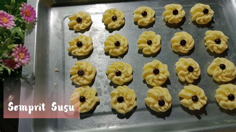 RESEP KUE SEMPRIT SUSU CUMA 3 BAHAN SUPER RENYAH LUMER DIMULUT