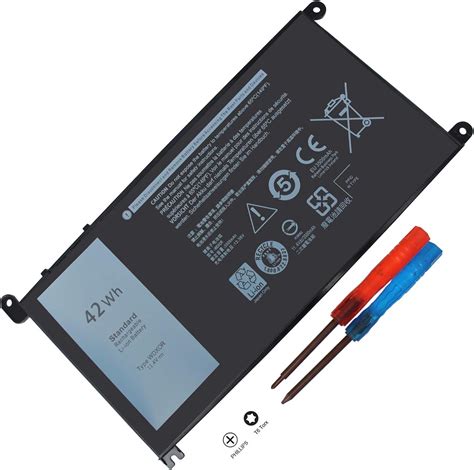 Amazon 42WH WDX0R FC92N 3CRH3 T2JX4 CYMGM Batería compatible con