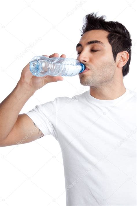 Man Drinking Water from Bottle Stock Photo by ©SimpleFoto 11536523