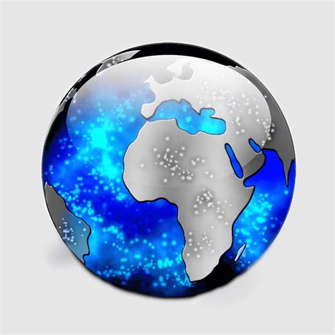 Psd Sources Land Orb Planet Globe World Map 3d Computer Earth