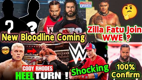 Roman Reigns Makes New Bloodline Cody Heel Turn Jimmy Return