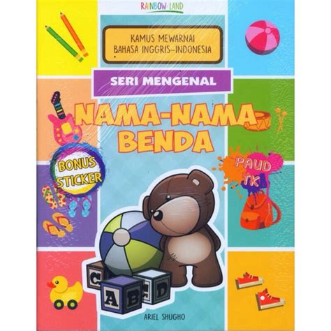 Jual Kamus Mewarnai Bahasa Inggris Indonesia Seri Mengenal Nama Nama Benda Shopee Indonesia