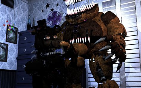 Rule 34 3d Duo Five Nights At Freddy S Five Nights At Freddy S 4 Fnafeurnsfw Handjob Hi Res