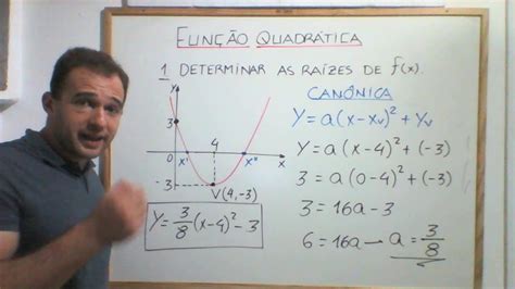 FunÇÃo QuadrÁtica ExercÍcios Formas CanÔnica E Fatorada Youtube