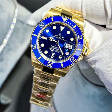 Rolex Submariner Gold Blue Face Online Bellvalefarms