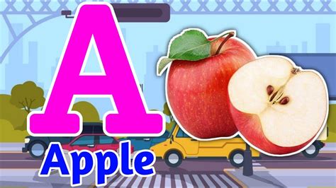 A For Apple B For Ball Abcd Phonics Song Abc Alphabets