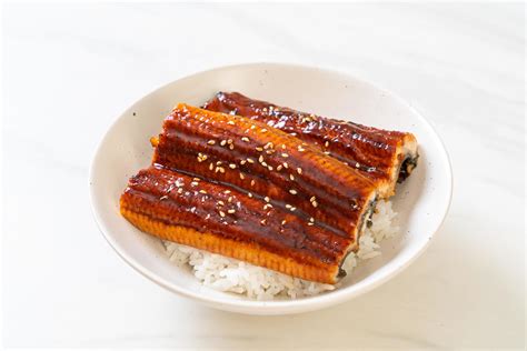 Japanese Eel Grilled With Rice Bowl Or Unagi Don 2872585 Stock Photo At