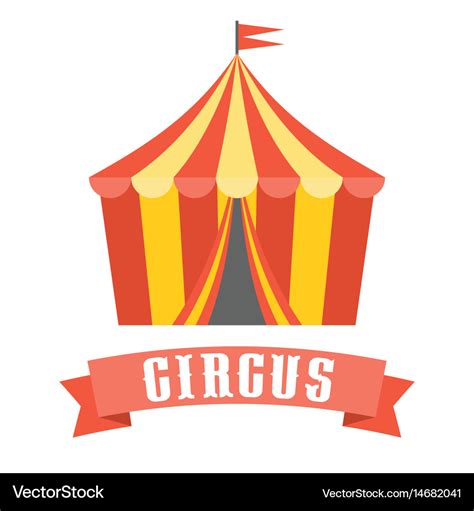 Circus Tent Royalty Free Vector Image Vectorstock