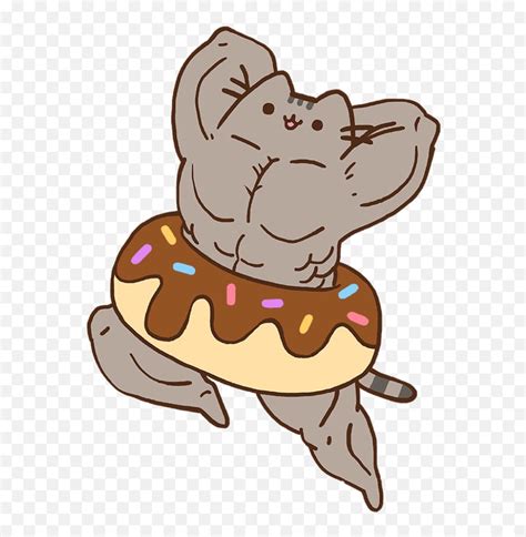 Cartoon Donut Png Cute Pusheenpusheen Transparent Free Transparent