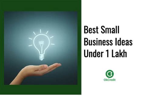 Best Small Business Ideas Under 1 Lakh 8 Profitable Business Ideas