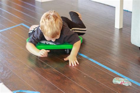 Scooter Board Sensory Activities