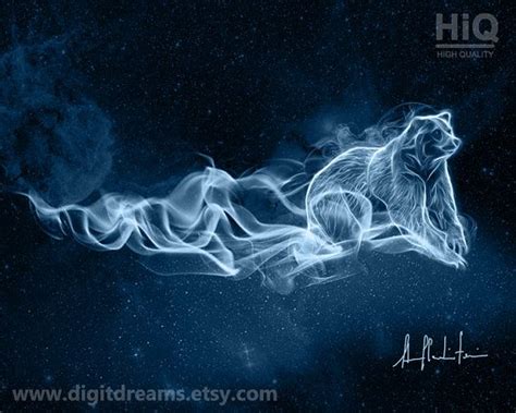 Bear Shamanic Patronus Harry Potter T Present Artwork By