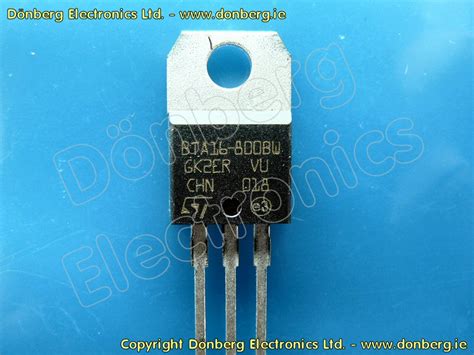 Semiconductor: BTA16/800B (BTA 16/800B) - TRIAC...