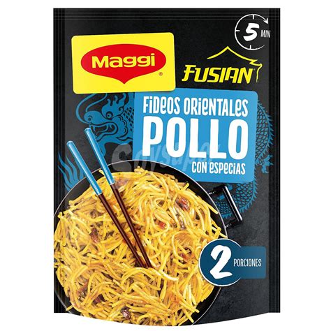 Maggi Fideos Orientales De Pollo Con Especias Fusian Maggi G