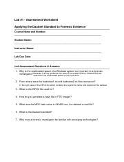 Forensics V03 Lab01 AW Pdf Lab 1 Assessment Worksheet Applying The