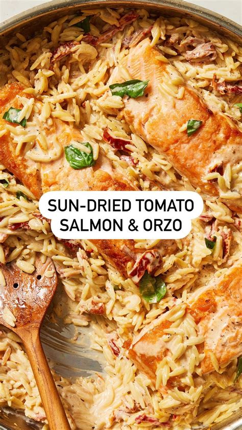 Creamy Sun Dried Tomato Salmon Orzo 9am Chef