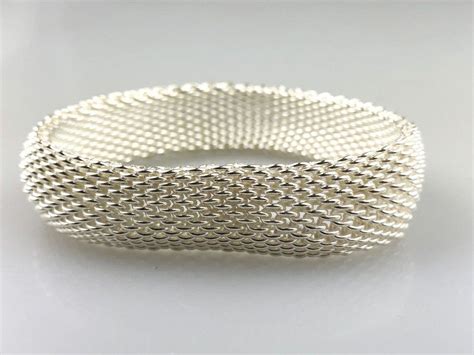 Tiffany Somerset Mesh Bracelet In 925 Silver Braceletsbangles