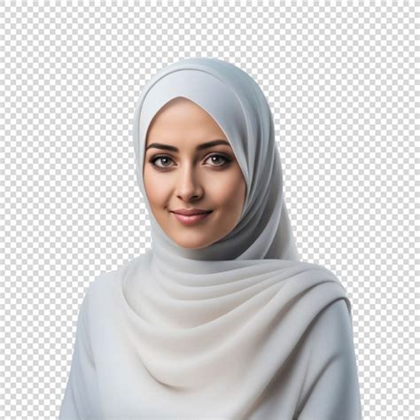 Premium Psd Muslim Woman Isolated On Transparent Background