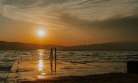 Sunset at Lake Ohrid on Behance