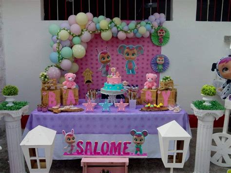 Pin De Keishla Pérez En Bebés Llorones Decoraciones De Cumpleaños De Bebé Fiestas De