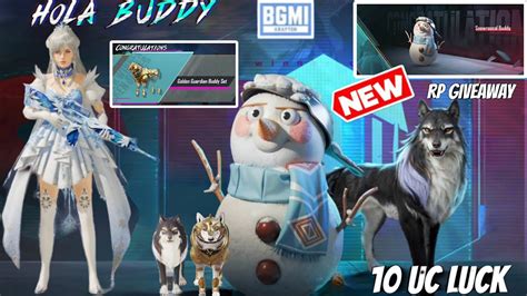 Snowrascal Hola Buddy Crate Opening Bgmi Uc Luck