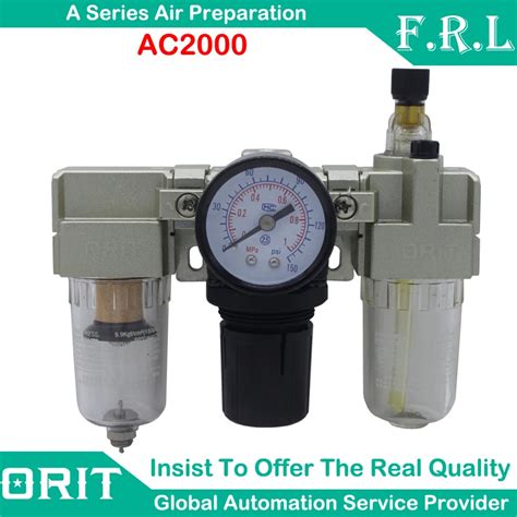 Ac2000 02 14 Bsp Smc Manual Drain Type Compressed Air Filter Pneumatic Regulator Lubricator