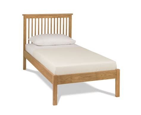 Bentley Designs Atlanta Oak 3ft Single Low Foot End Bed Frame By