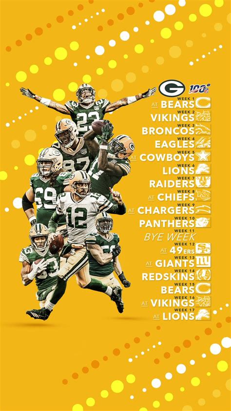 Green Bay Packers 2022 Schedule Wallpaper