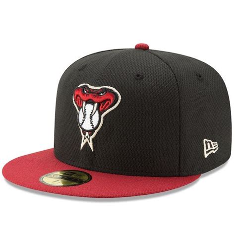 Arizona Diamondbacks New Era Diamond Era 59FIFTY Fitted Hat - Black/Red #ArizonaDiamondbacks ...